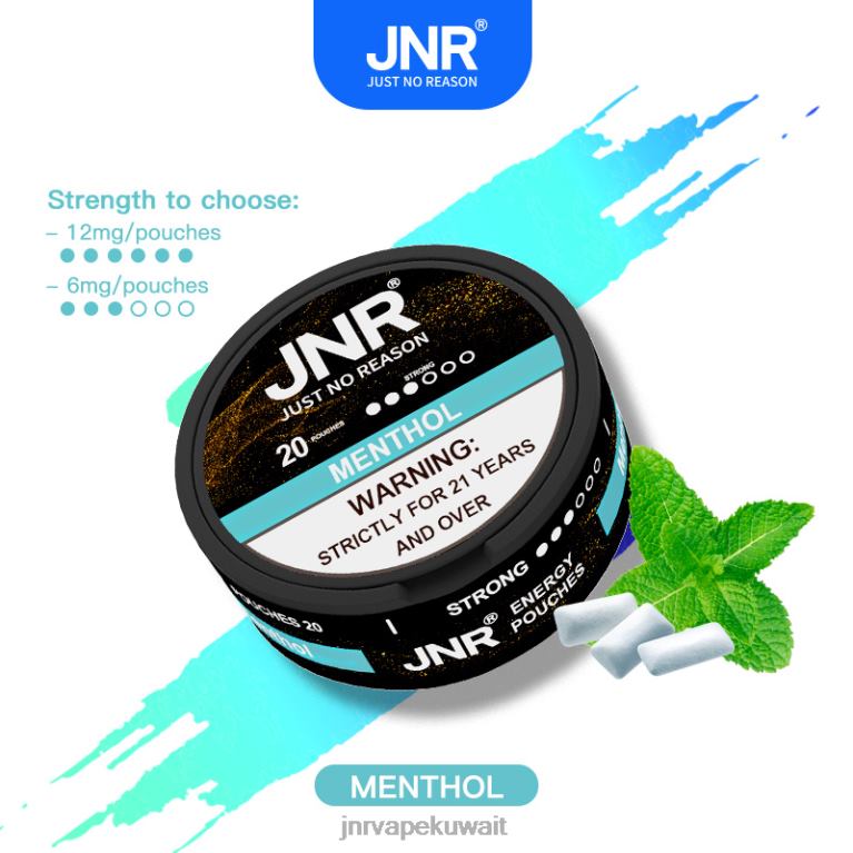 أكياس الطاقة Jnr - JNR Vape Kuwait 6V8DF102 المنثول