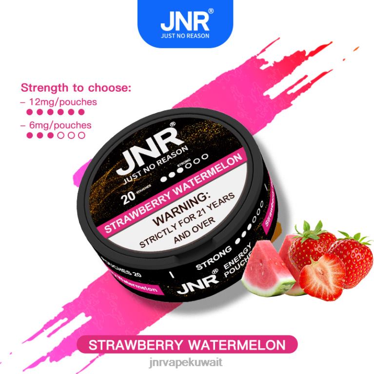 أكياس الطاقة Jnr - JNR Vape Pods 6V8DF105 الفراولة والبطيخ