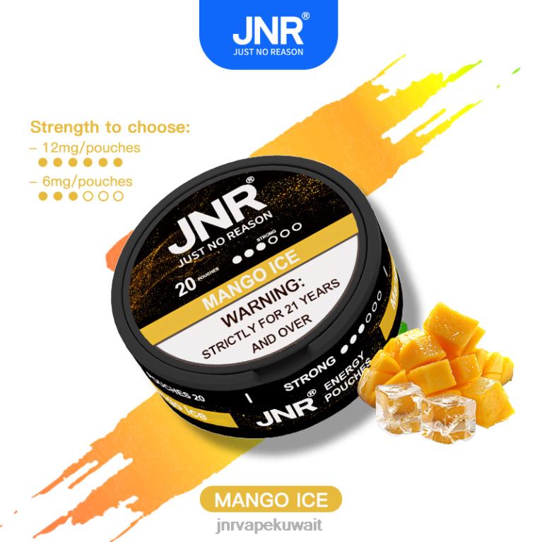 أكياس الطاقة Jnr - JNR Vape Review 6V8DF100 جليد المانجو