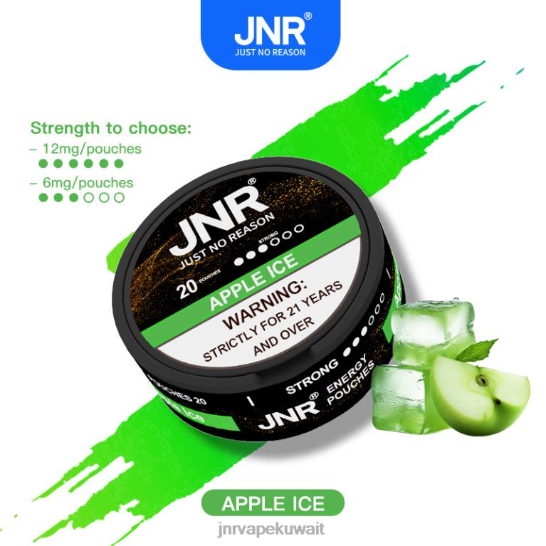 أكياس الطاقة Jnr - JNR Vape Shop 6V8DF101 ثلج التفاح