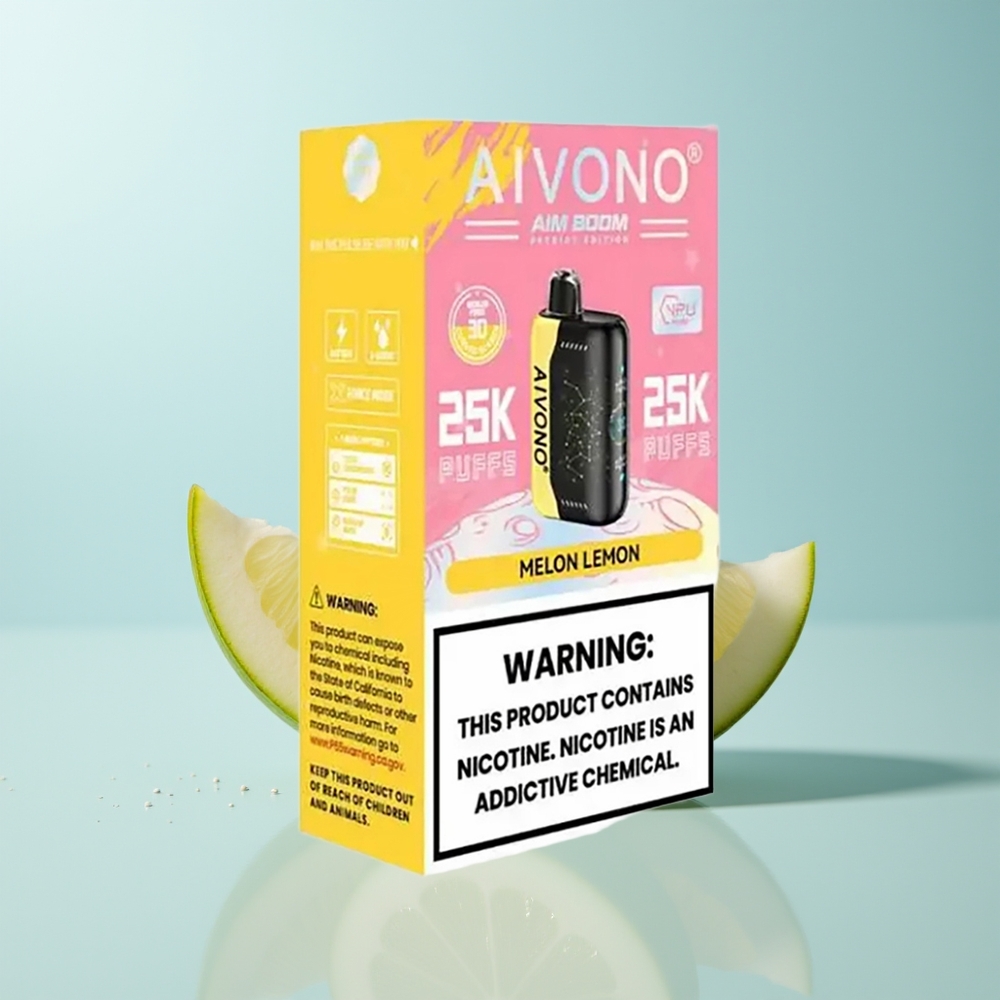 Aivono Aim Boom 25000 Puffs بطيخ ليمون 28ml 650mAh