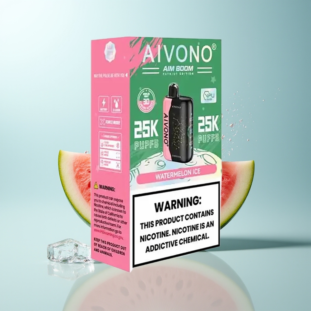 Aivono Aim Boom 25000 Puffs بطيخ مثلج 650mAh
