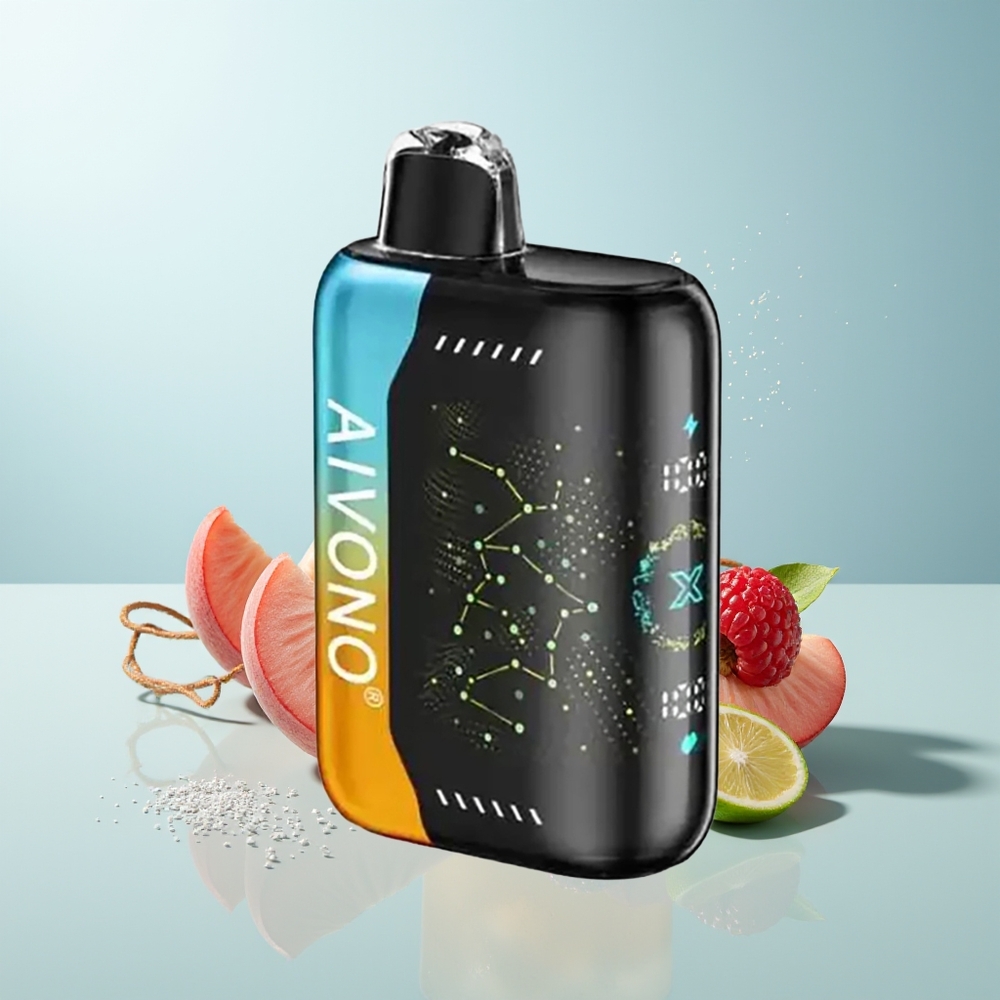 Aivono Aim Boom 25000 Puffs توت العليق خوخ ليمون 650mAh Type-C