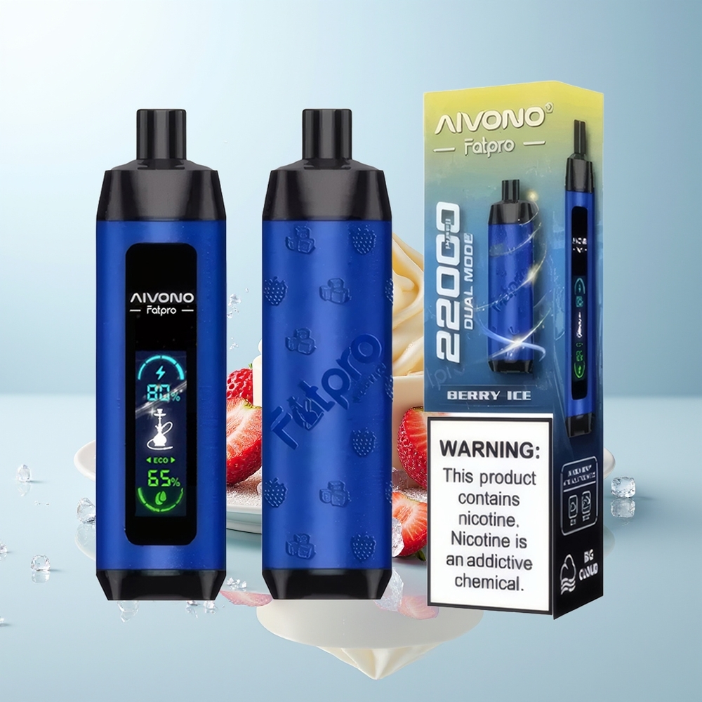 Aivono Aim Fatpro 22000 Puffs توت ثلج 28ml 600mah