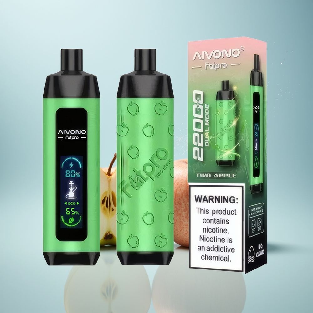 Aivono Aim Fatpro 22000 Puffs تفاحتين 28ml 600mah