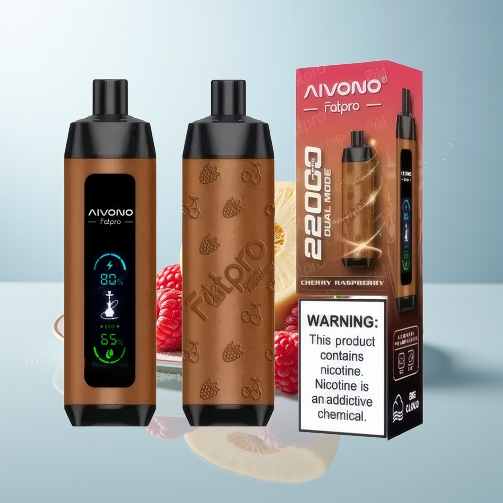 Aivono Aim Fatpro 22000 Puffs كرز توت عُلي Disposable Vape 28ml 600mah