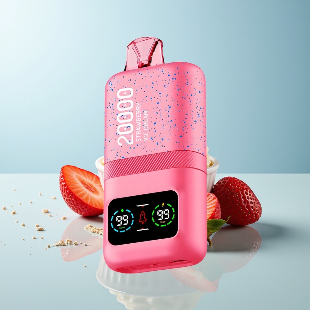 Aivono Aim Magic 20000 Puffs فراولة آيس كريم شاشة LCD