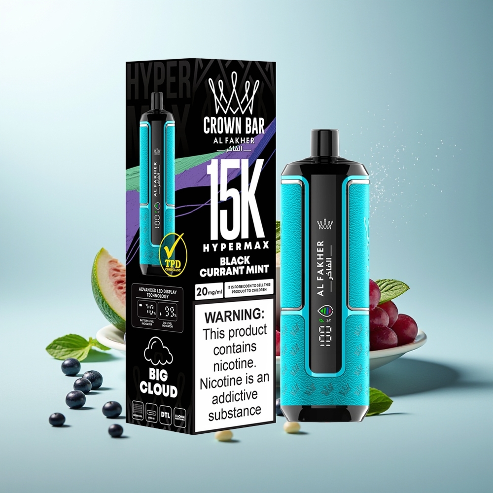 Al Fakher Crown Bar 15K كشمش بالنعناع