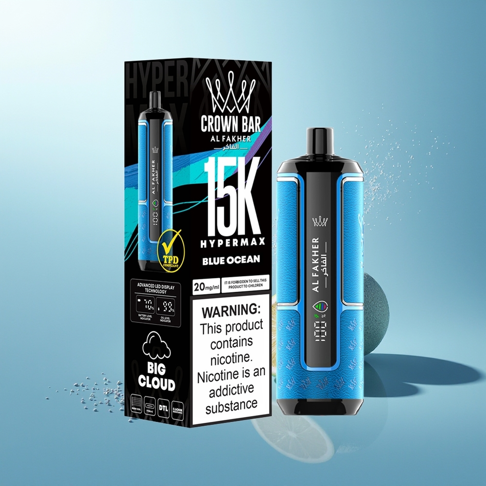 Al Fakher Crown Bar 15K Blue Ocean 22ml 600mAh