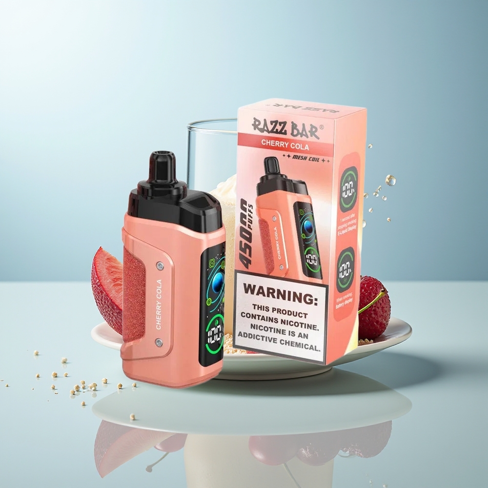 راز بار Razz Bar 45000 نفخة كرز كولا قابل لإعادة الشحن