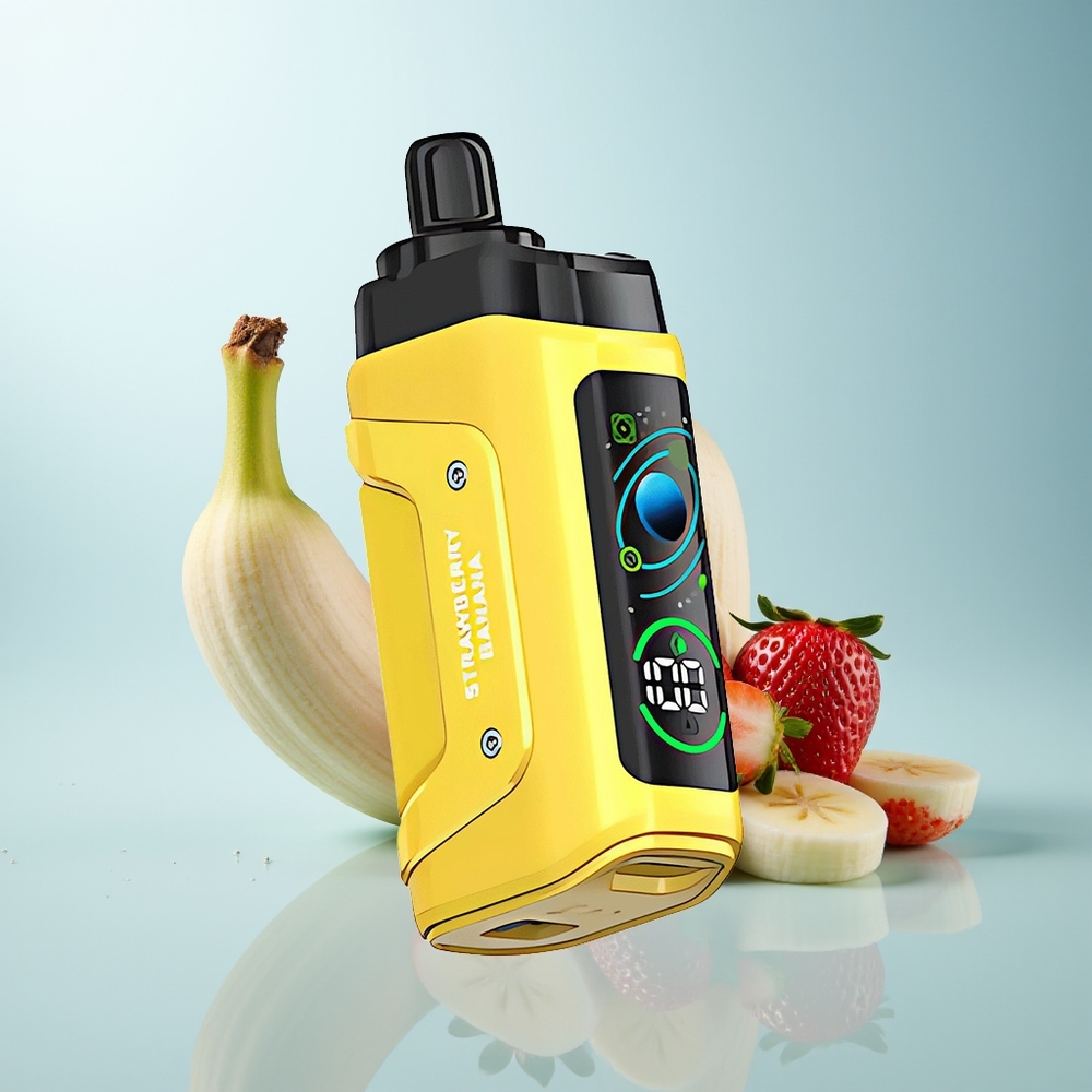 راز بار Razz Bar 45000 نفخة فراولة موز قابل لإعادة الشحن