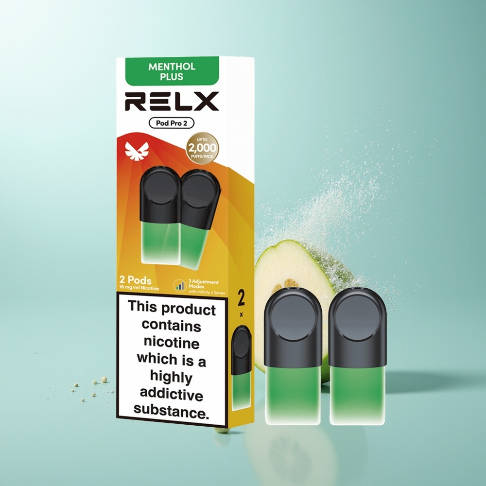 RELX Pod Pro 2 600 نفخة نعناع-منثول بلس 1.9 مل 3 أوضاع