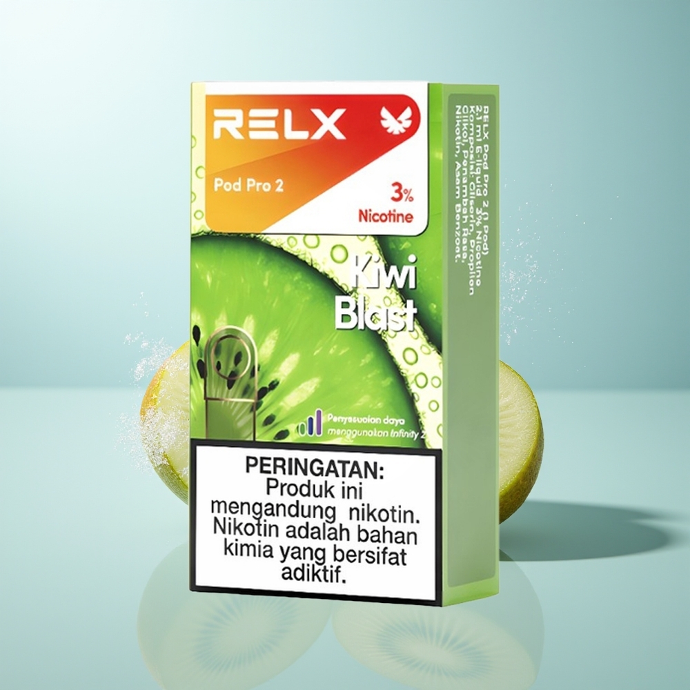 RELX Pod Pro 2 600 نفخة انفجار الكيوي 1.9 مل 3 أوضاع