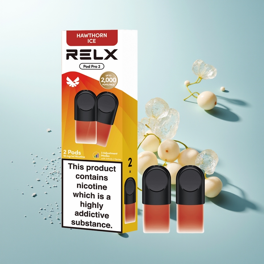 RELX Pod Pro 2 600 نفخة 1.9 مل زعرور جليد