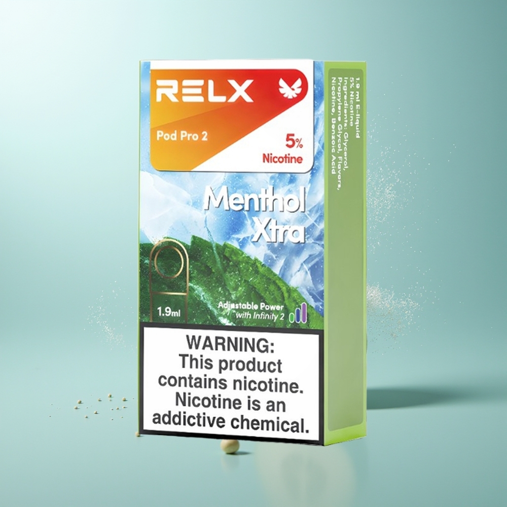 RELX Pod Pro 2 600 نفخة منثول اكسترا 1.9 مل