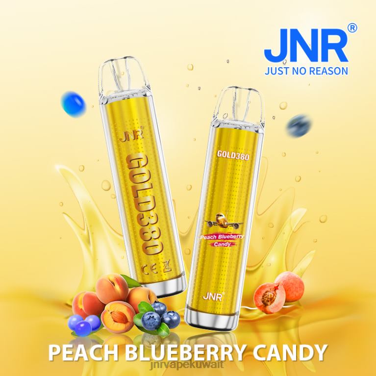 جي إن آر جولد 380 - JNR Vape Kuwait 6V8DF42 حلوى الخوخ والتوت