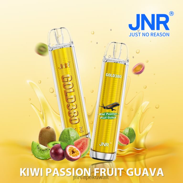 جي إن آر جولد 380 - JNR Vape Nicotine 6V8DF48 كيوي باشن فروت جوافة