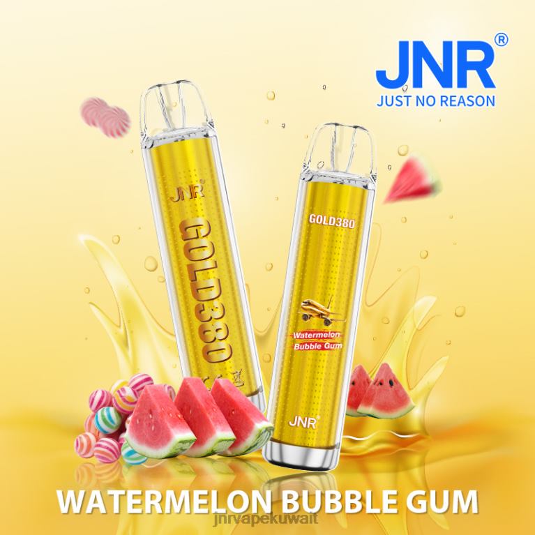 جي إن آر جولد 380 - JNR Vapes Website 6V8DF53 علكة البطيخ