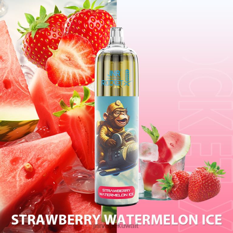 صاروخ جي إن آر -إكس - JNR Vape Flavours 6V8DF114 الفراولة والبطيخ الجليد