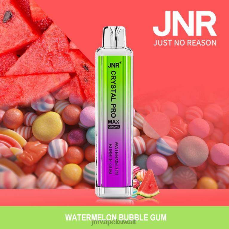 جي إن آر كريستال بروماكس - JNR Vape Nicotine 6V8DF338 علكة البطيخ