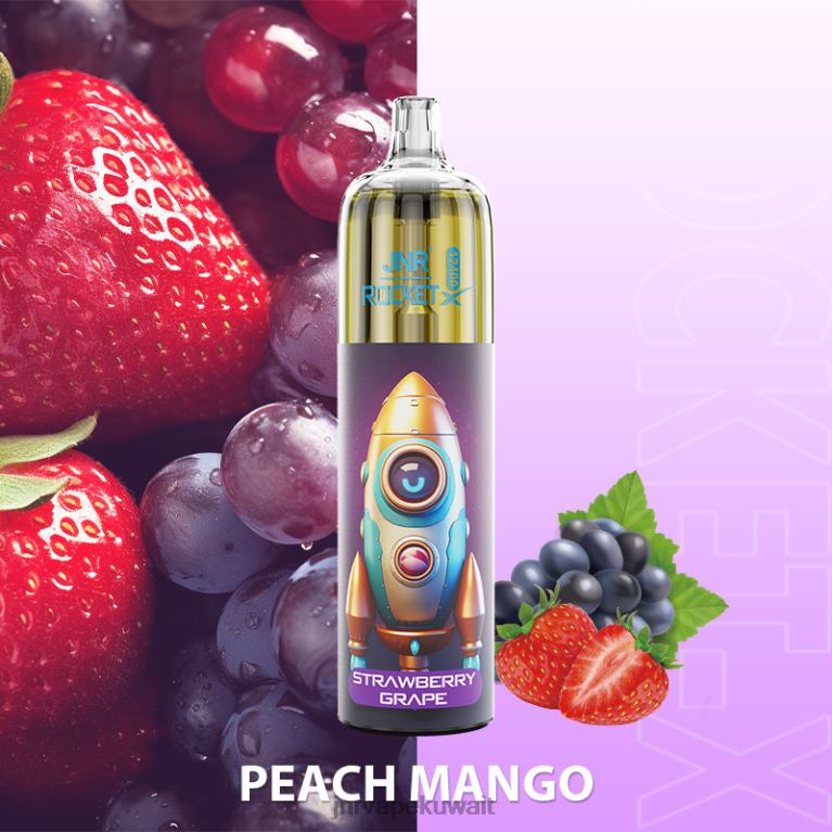 صاروخ جي إن آر -إكس - JNR Vape Nicotine Content 6V8DF126 عنب فراولة