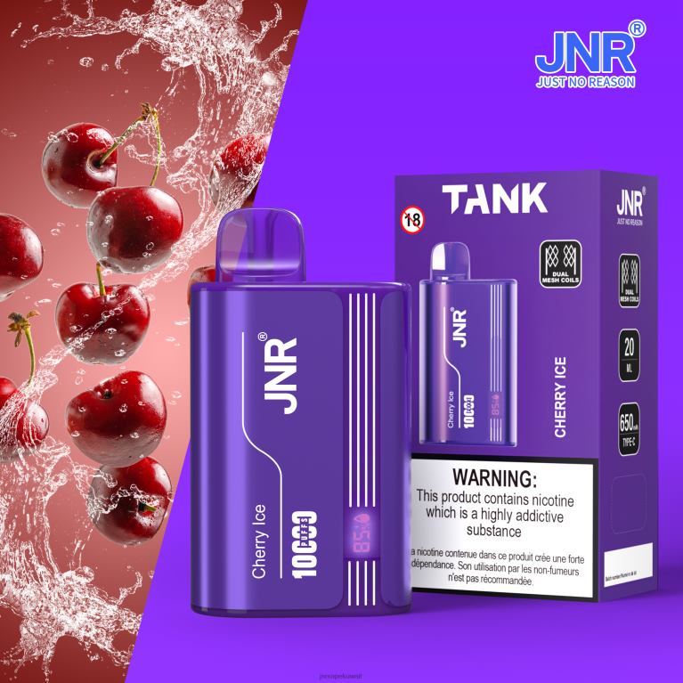 دبابة جونيور - JNR Vapes Website 6V8DF23 جليد الكرز