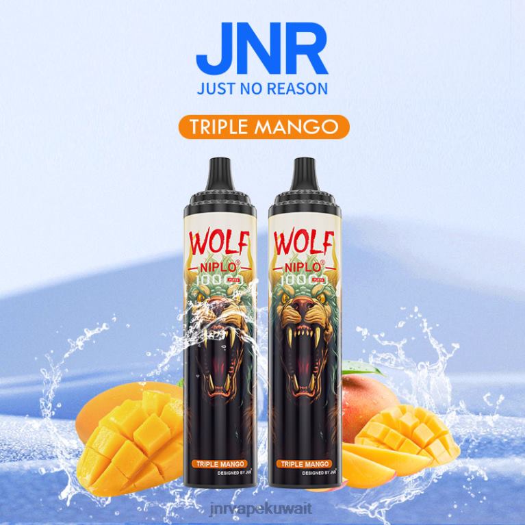 jnr وولف niplo - JNR Vape Nicotine 6V8DF348 مانجو ثلاثية