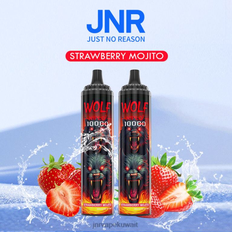 jnr وولف niplo - JNR Vape Pods 6V8DF355 موهيتو الفراولة