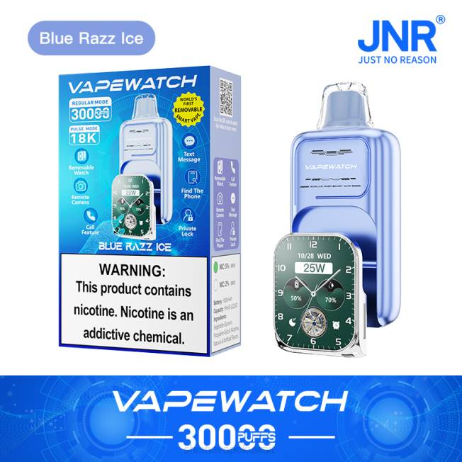JNR Vape Flavours الجليد الأزرق | JNR ساعة vape J84211