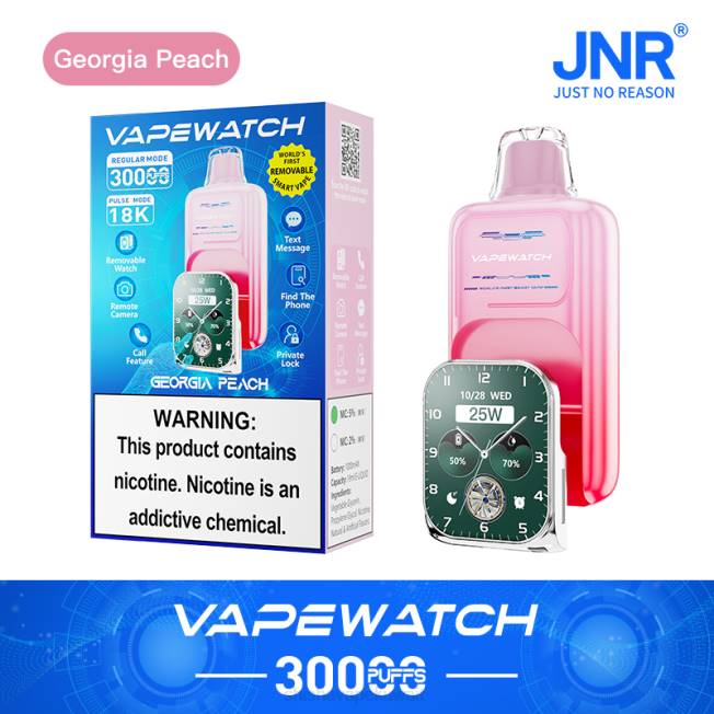 JNR Vape Flavours جورجيا الخوخ | JNR ساعة vape J8423