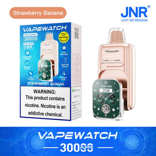 JNR Vape Nicotine موز فراولة | JNR ساعة vape J8427