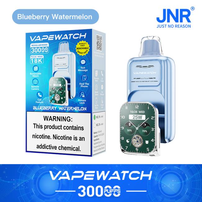 JNR Vape Pods البطيخ التوت | JNR ساعة vape J8424