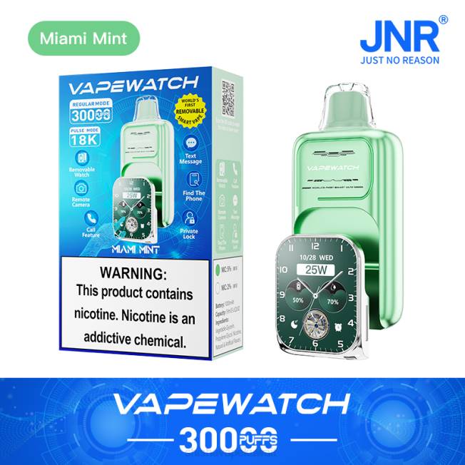 JNR Vape Price ميامي النعناع | JNR ساعة vape J8428