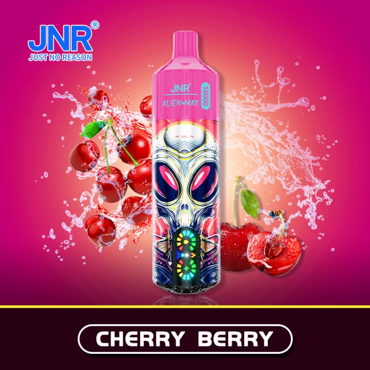 JNR ALIEN الأعلى - JNR Vape Nicotine Content 6080P26 التوت والكرز