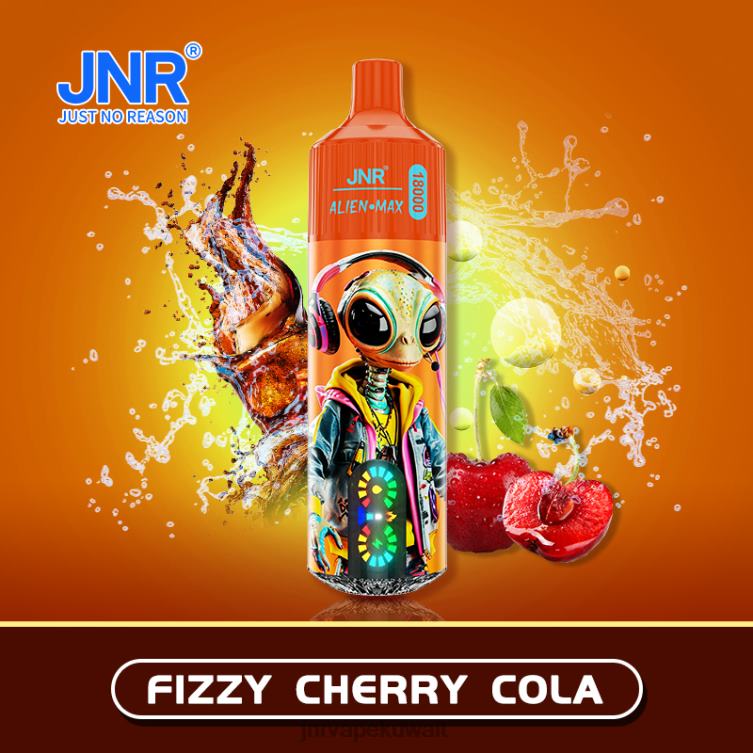 JNR ALIEN الأعلى - JNR Vape Nicotine Content 6080P36 كولا الكرز الغازية