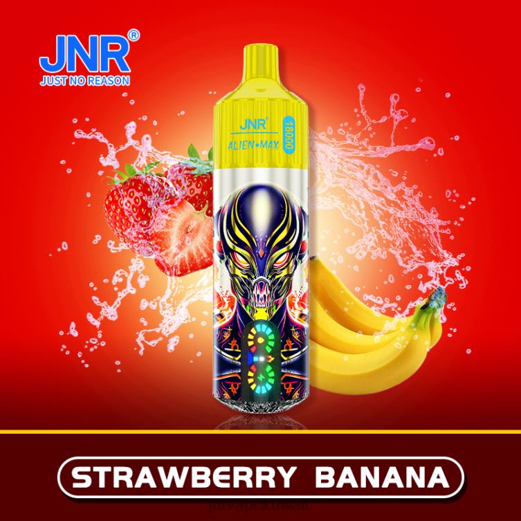 JNR ALIEN الأعلى - JNR Vape Pods 6080P25 الموز بالفراولة