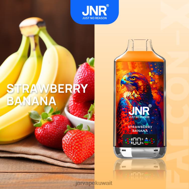 JNR FALCON س - JNR Vape 6080P17 الموز بالفراولة