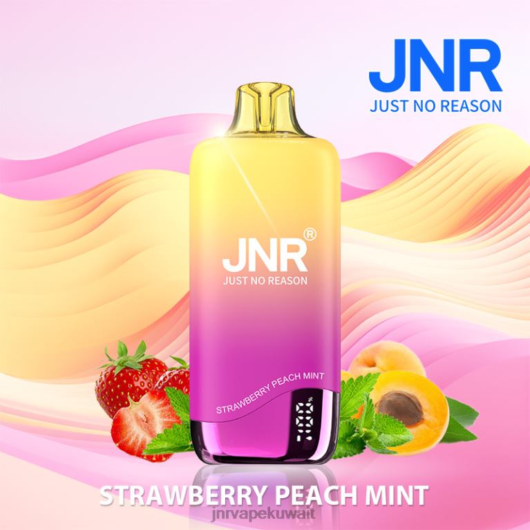 قوس قزح jnr - JNR Vape 6V8DF267 الفراولة والخوخ والنعناع