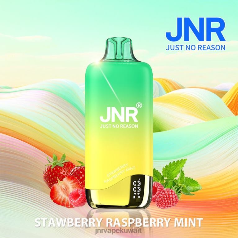 قوس قزح jnr - JNR Vape Nicotine 6V8DF268 الفراولة، التوت، النعناع
