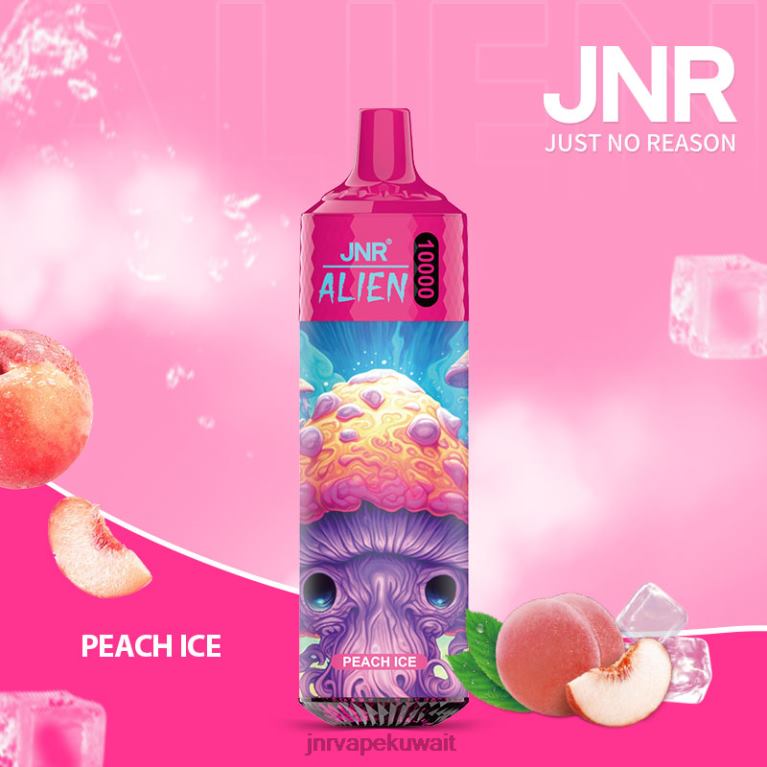 jnr أجنبي - JNR Vape Nicotine Content 6V8DF136 جليد الخوخ
