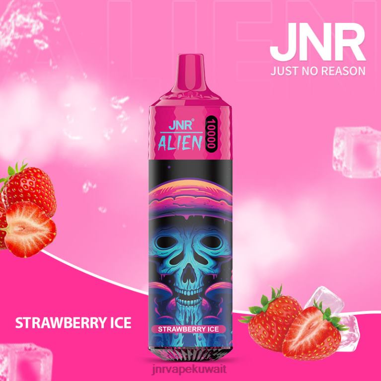 jnr أجنبي - JNR Vape Nicotine Content 6V8DF146 جليد الفراولة