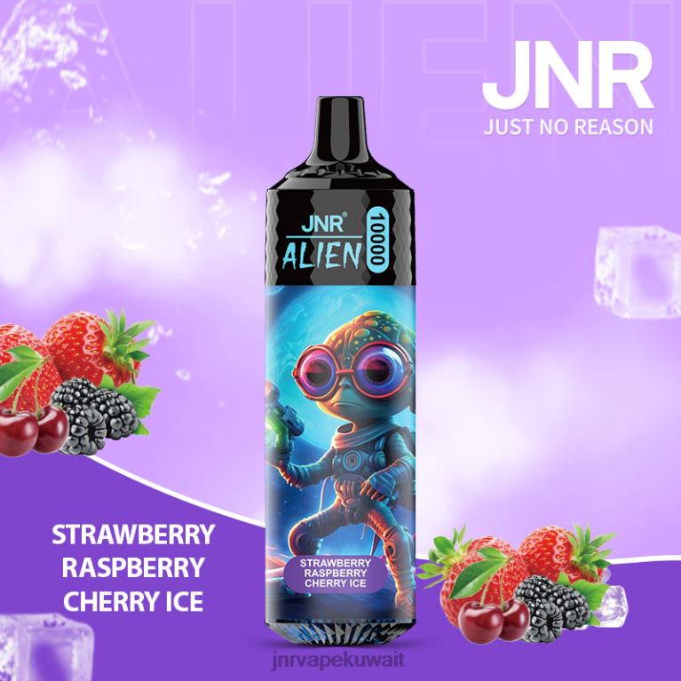 jnr أجنبي - JNR Vape Pods 6V8DF155 الفراولة، التوت، الكرز، الجليد