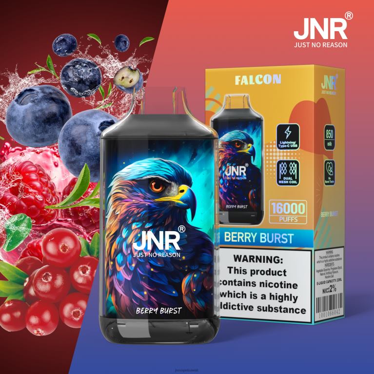 jnr فالكون - JNR Vapes Website 6V8DF213 انفجار التوت بدون ثمار